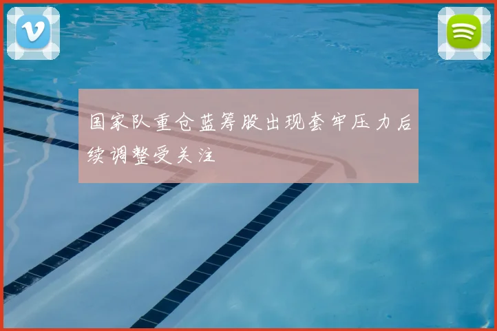 国家队重仓蓝筹股出现套牢压力后续调整受关注